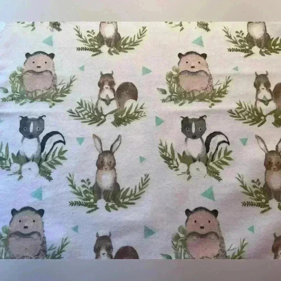Unpaper Towels Flannel Towels‎ Reusable Napkins Handmade NEW NWT Woodland - Picture 15 of 16